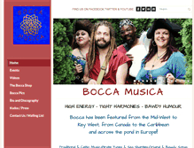 Tablet Screenshot of boccamusica.com
